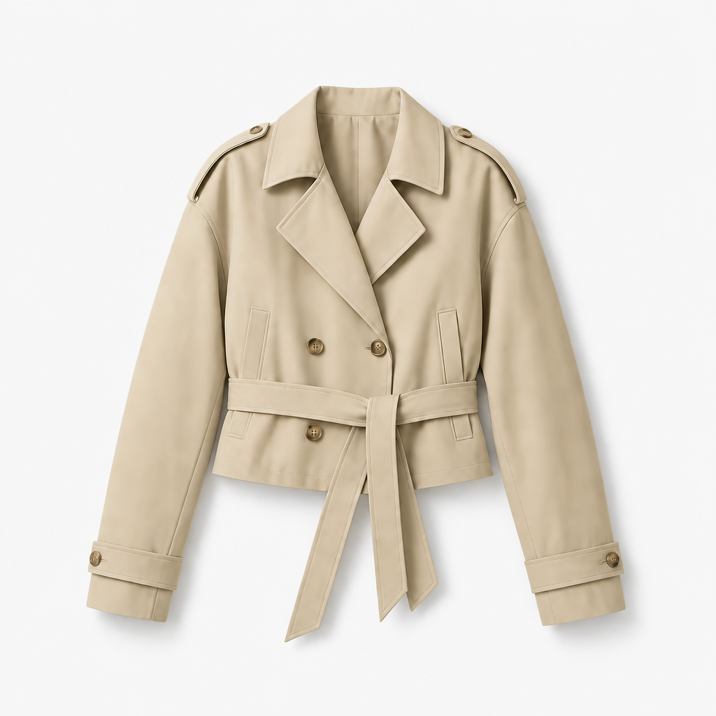 Mingstreet ASC launch still-life | RARELY ALIKE | Belted Cropped Trench Jacket | Beige | background_redo_2026-06-21