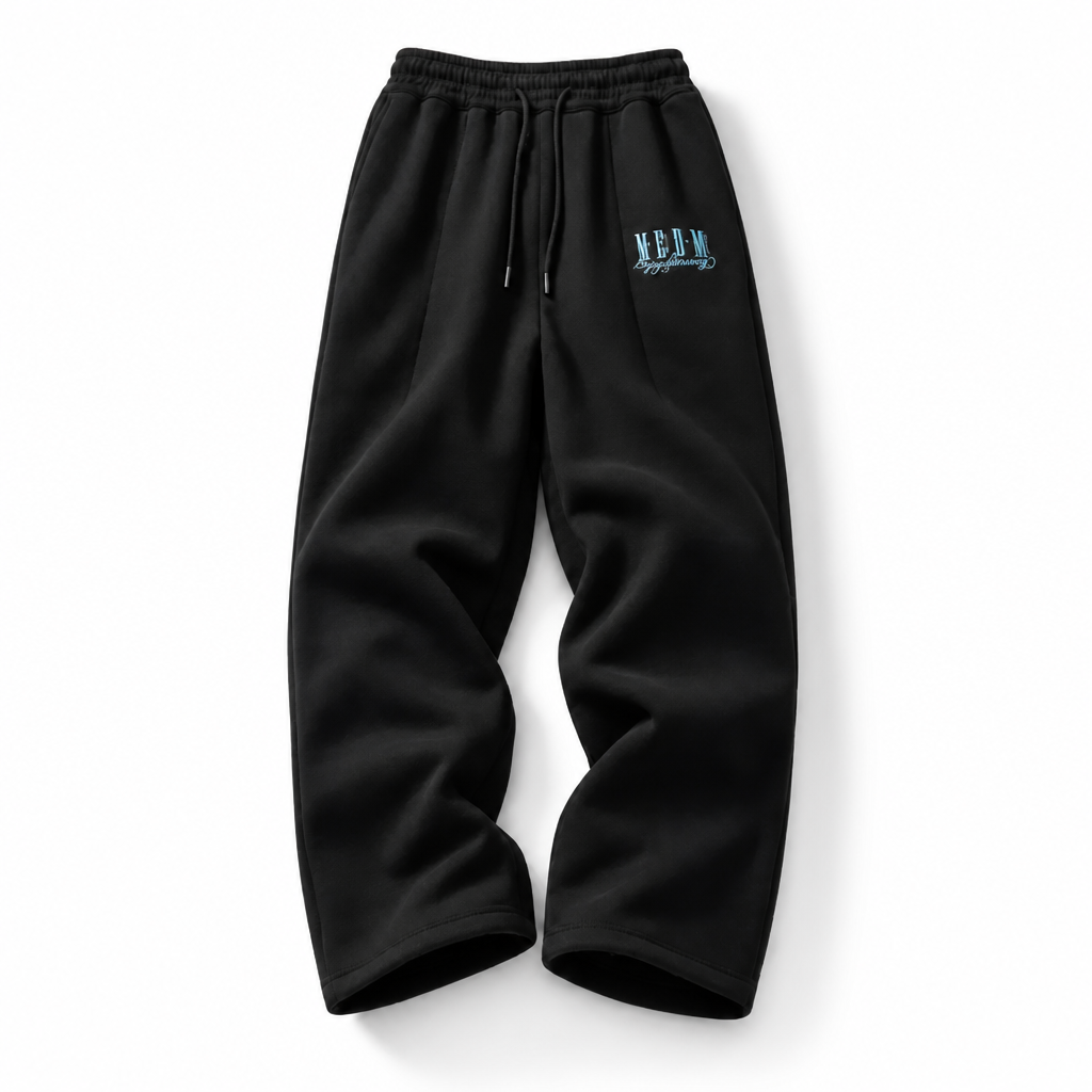 Mingstreet ASC launch still-life | MEDM | Cotton Blend Straight Leg Sweatpants | Black | background_redo_2026-06-21