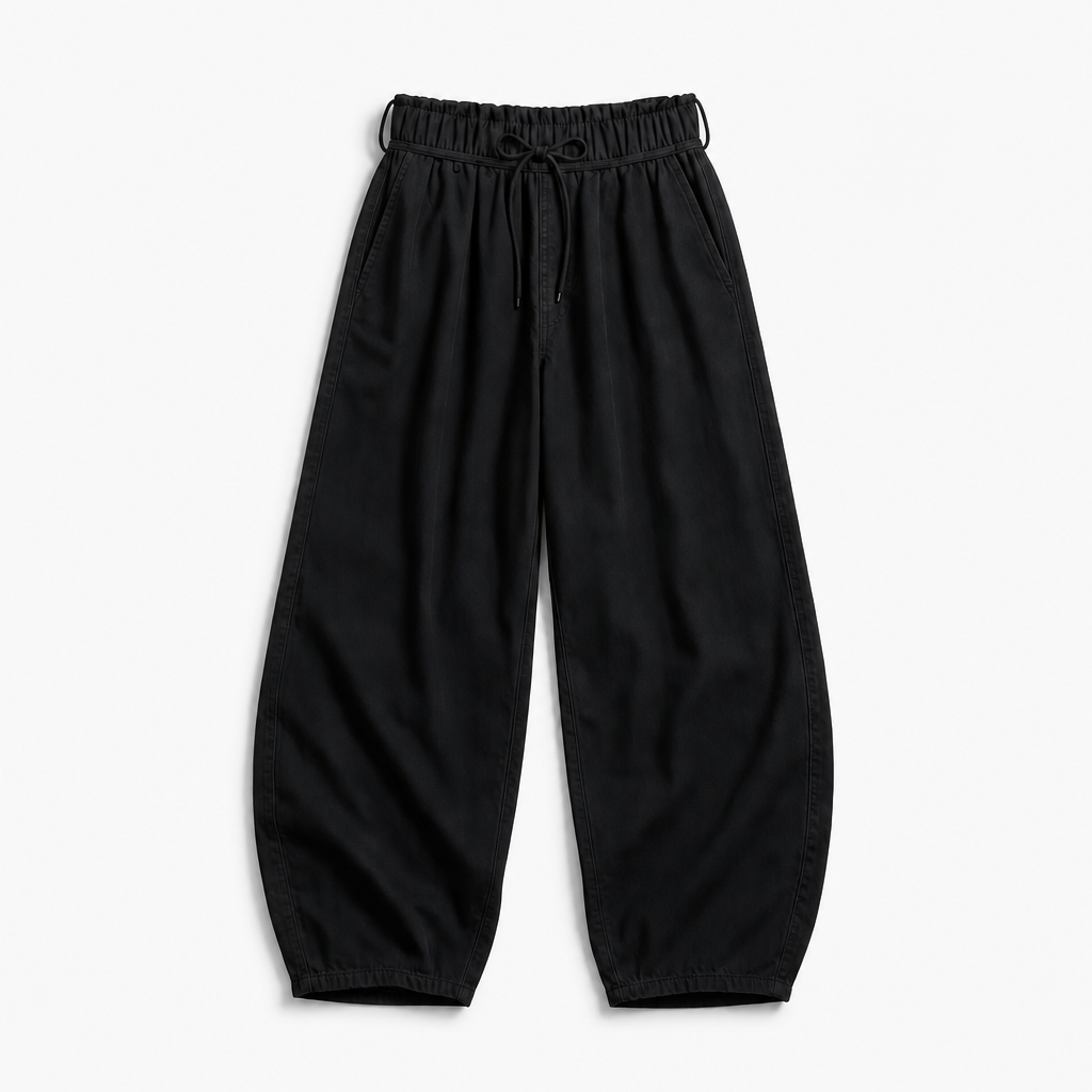 Mingstreet ASC launch still-life | SIMPLE PROJECT | Lyocell Blend Curved Leg Trousers | Black | background_redo_2026-06-21
