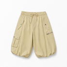Mingstreet ASC launch still-life | RARELY ALIKE | Cropped Cotton Lantern Cargo Shorts | Beige | background_redo_2026-06-21