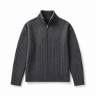 Mingstreet ASC launch still-life | JCAESAR STUDIO | Ribbed Jacquard Zip Up Sweater | Gray | background_redo_2026-06-21
