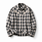 Mingstreet ASC launch still-life | SOD | Embroidered Plaid Western Shirt | Gray | background_redo_2026-06-21