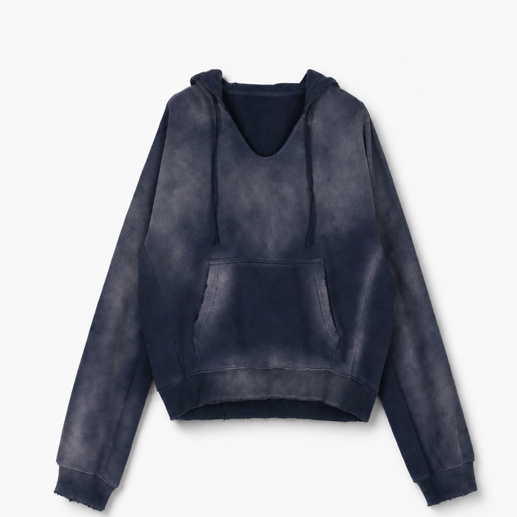 Mingstreet ASC launch still-life | SIMPLE PROJECT | Distressed Wide Neck Cropped Hoodie | Navy | background_redo_2026-06-21