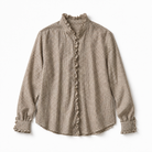 Mingstreet ASC launch still-life | SIMPLE PROJECT | Sheer Crinkled Plaid Ruffle Shirt | Khaki | background_redo_2026-06-21