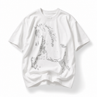 Mingstreet ASC launch still-life | SIMPLE PROJECT | Letter Horse Silhouette T Shirt | White | background_redo_2026-06-21