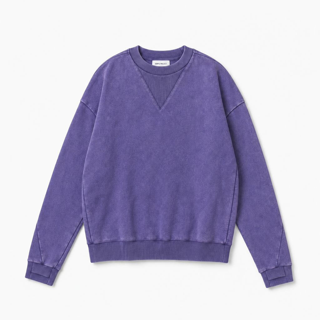 Mingstreet ASC launch still-life | SIMPLE PROJECT | Faded Cotton Crewneck Sweatshirt | Purple | background_redo_2026-06-21