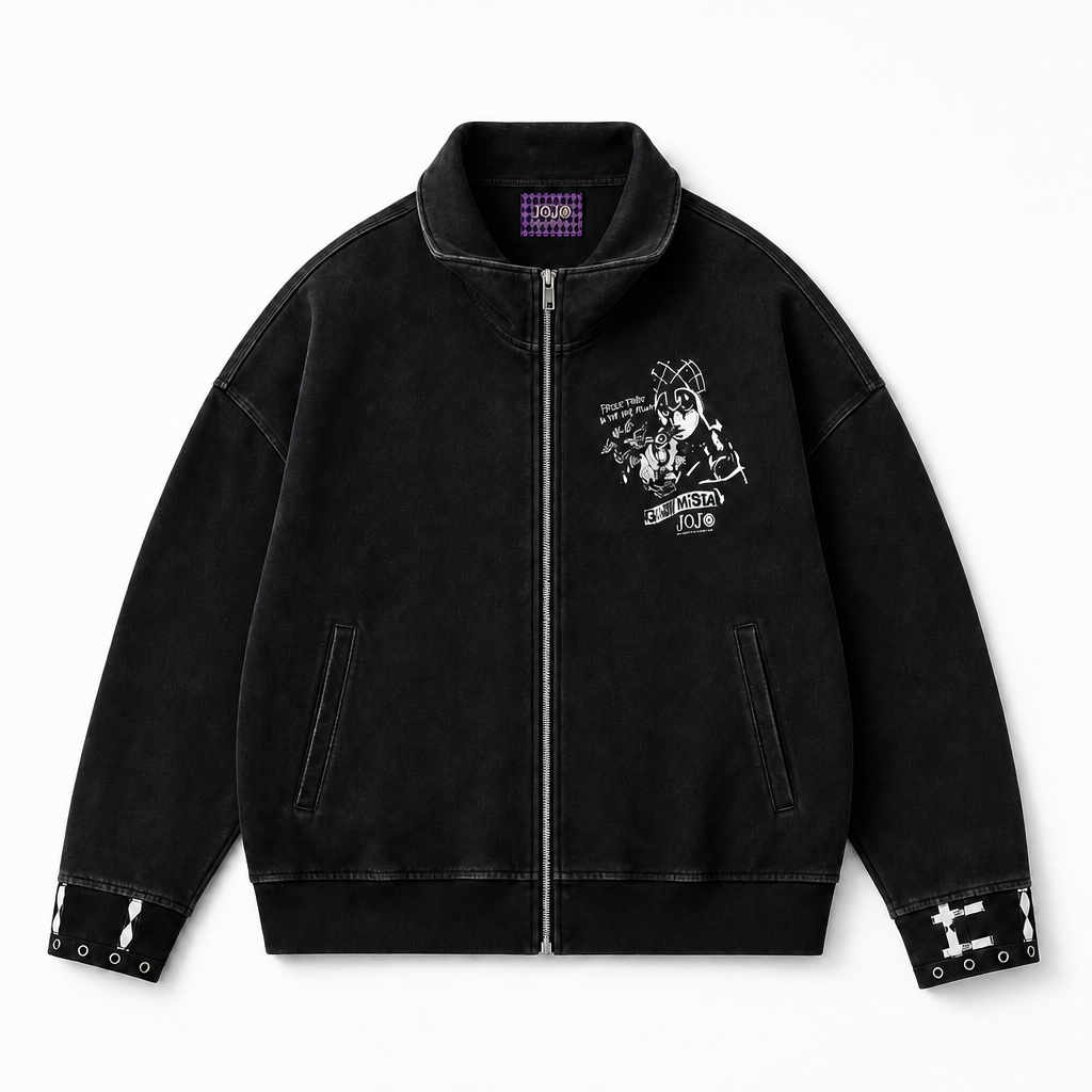 Mingstreet ASC launch still-life | MEDM | Guido Mista Graphic Zip Up Hoodie | Black | background_redo_2026-06-21