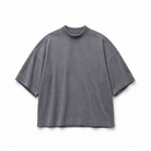 Mingstreet ASC launch still-life | D5ove | Boxy Mock Neck Cotton T Shirt | Gray | background_redo_2026-06-21