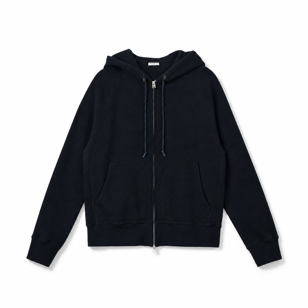 Mingstreet ASC launch still-life | SIMPLE PROJECT | Cotton Blend Zip Up Hoodie | Navy Blue | background_redo_2026-06-21