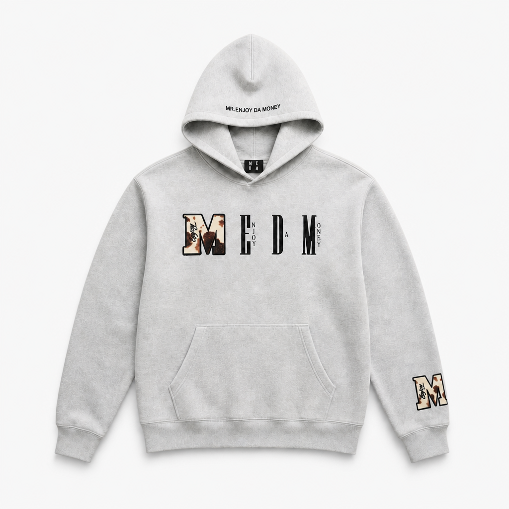 Mingstreet ASC launch still-life | MEDM | Animal Print Logo Pullover Hoodie | Gray | background_redo_2026-06-21