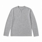 Mingstreet ASC launch still-life | JCAESAR STUDIO | Half Zip Lyocell Blend Long Sleeve Top | Gray | background_redo_2026-06-21
