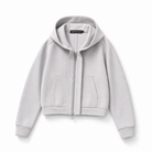 Mingstreet ASC launch still-life | BLINDNOPLAN | Cropped Zip Up Hoodie with Structured Trim | Gray | background_redo_2026-06-21