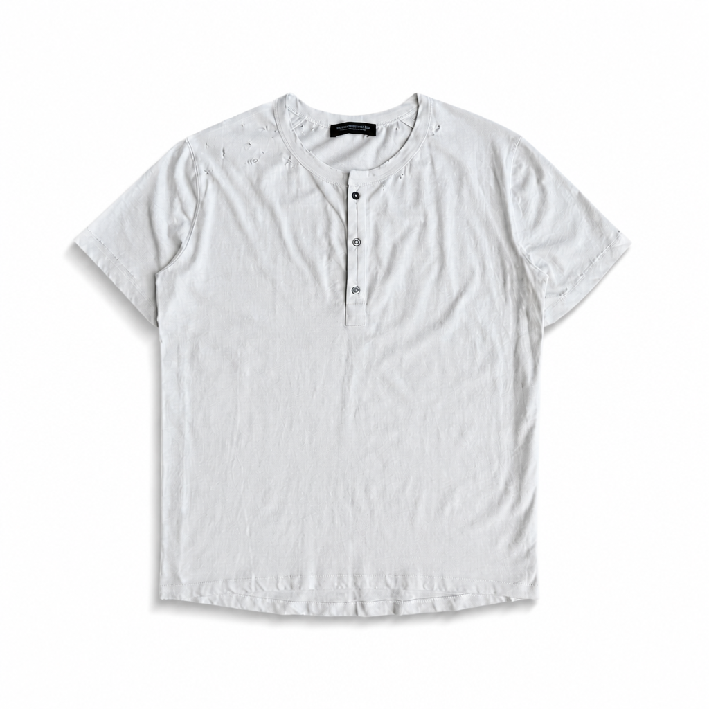 Mingstreet ASC launch still-life | UNKNOWNWORLD | Distressed Cotton Henley T Shirt | White | background_redo_2026-06-21