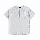 Mingstreet ASC launch still-life | UNKNOWNWORLD | Distressed Cotton Henley T Shirt | White | background_redo_2026-06-21
