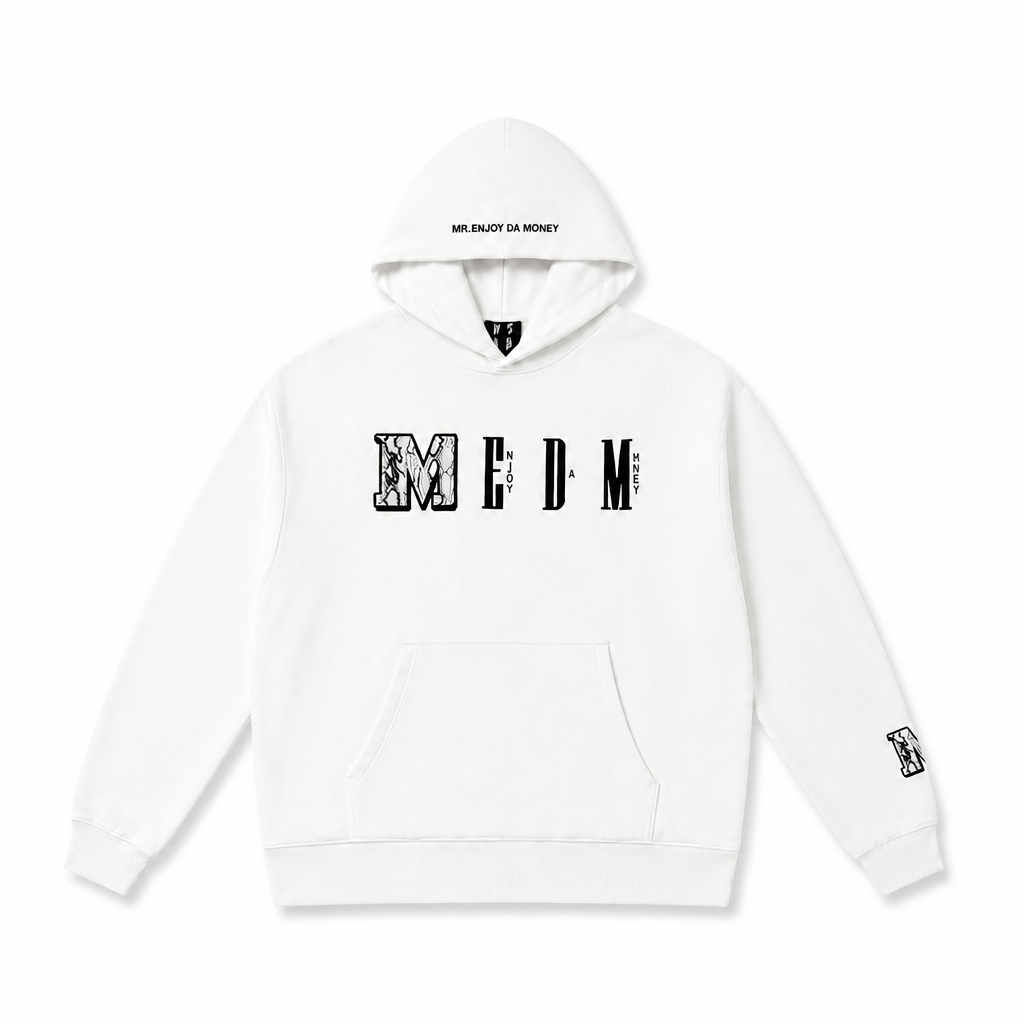 Mingstreet ASC launch still-life | MEDM | Animal Print Logo Pullover Hoodie | White | background_redo_2026-06-21