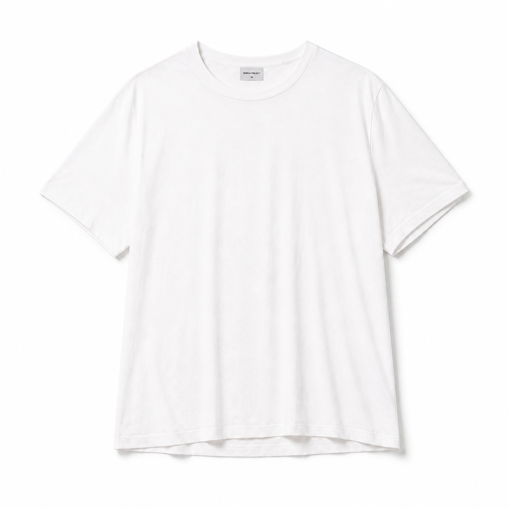 Mingstreet ASC launch still-life | SIMPLE PROJECT | Kapok Blend Crewneck T Shirt | White | background_redo_2026-06-21