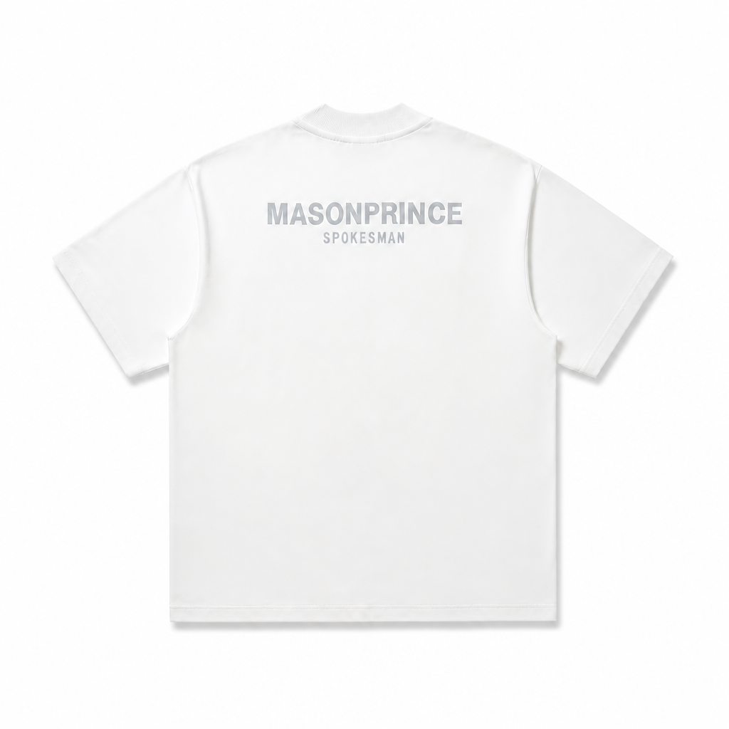 Mingstreet ASC launch still-life | MASONPRINCE | Reflective Logo Heavyweight Cotton T Shirt | White | background_redo_2026-06-21