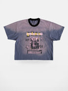 UNKNOWNWORLD Sun Faded Distressed Graphic T Shirt in Blue
