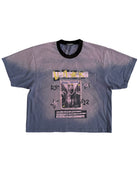 UNKNOWNWORLD Sun Faded Distressed Graphic T Shirt in Blue