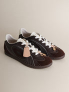 OLDORDER Dark Brown German Army Trainers in Brown