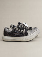 OLDORDER Mickey Mouse Chunky Platform Sneakers in Black