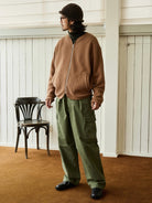 USAGE Heavyweight Ripstop M51 Cargo Pants in Olive - On Male Model