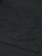 SOD Layered Sleeve Zip Up Shirt Jacket in Black - Detail