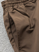 SOD High Density Twill Joggers in Brown - Detail