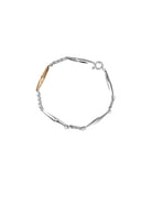 BLACKHEAD Two Tone Spliced Lightning Bracelet in Gold