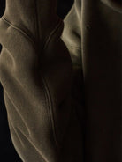 USAGE Faded Vintage Wash Hoodie in Olive - On Model