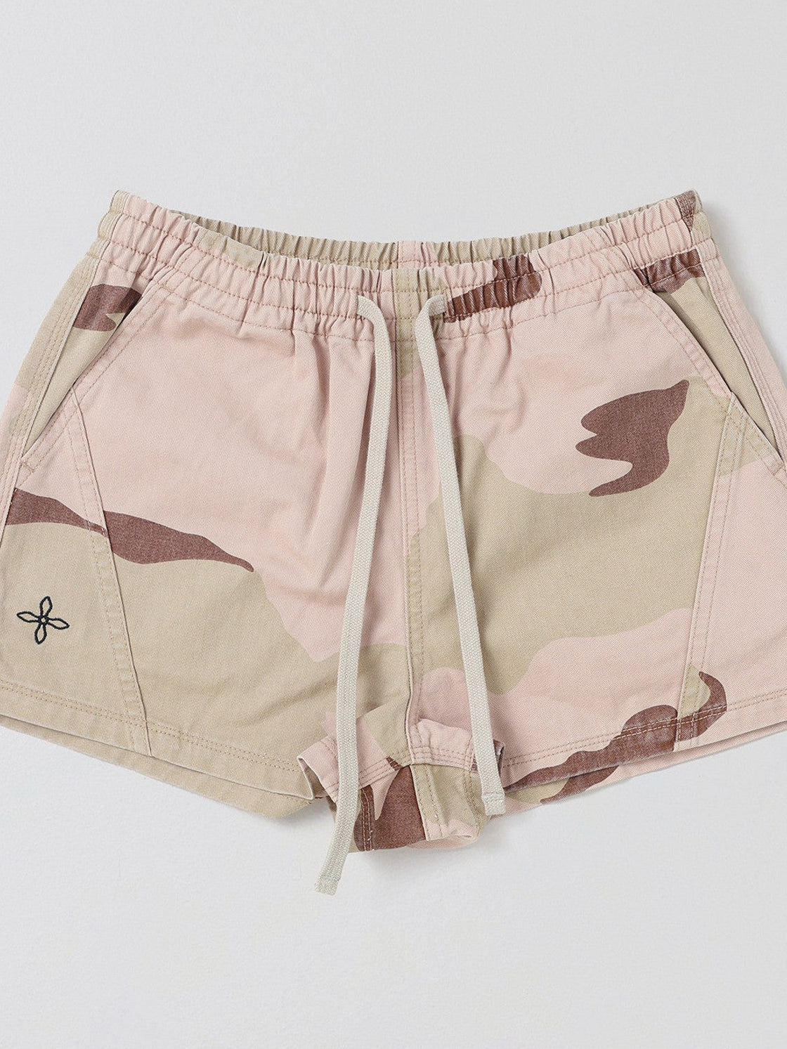 SMFK Cotton Blend Cargo Shorts in Pink