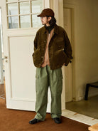 USAGE Heavyweight Ripstop M51 Cargo Pants in Olive - On Male Model