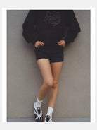 OLDORDER Turbo Lite Retro GAT Sneakers in Black - On Female Model