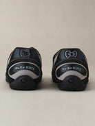 OLDORDER Hello Kitty Velvet GAT Sneakers in Black - Detail
