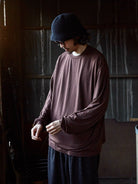 USAGE Merino Wool Blend T Shirt Set in Brown - On Male Model