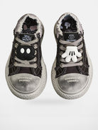 OLDORDER Mickey Mouse Chunky Platform Sneakers in Black