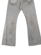 SOD Digital Stain Micro Flare Jeans in Gray