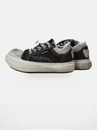 OLDORDER Mickey Mouse Chunky Platform Sneakers in Black