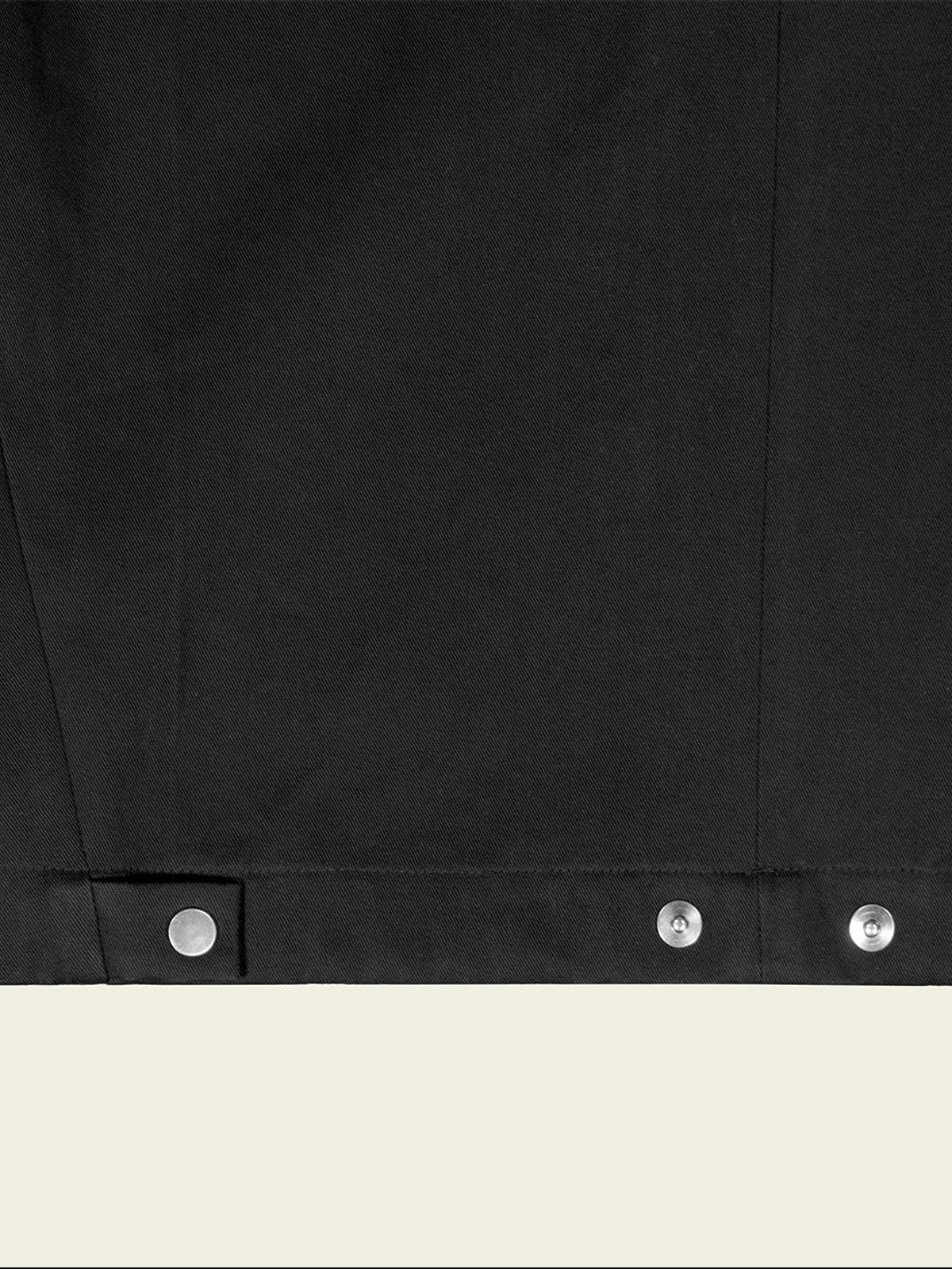 FaxCopyExpress Harmony Cinch Hem Cotton Trousers in Black - Detail