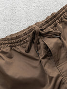 SOD High Density Twill Joggers in Brown - Detail