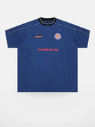 MASONPRINCE Reconstructed Applique T Shirt in Navy Blue
