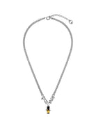 BLACKHEAD Vinyl Wave Gradient Necklace in Silver