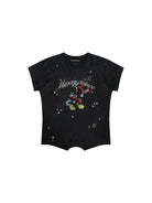 MASONPRINCE Reversible Parody Graphic Cotton T Shirt in Black