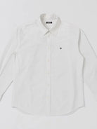 SMFK Cross Badge Cotton Cargo Shirt in White