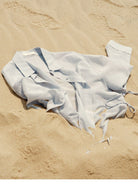 TEASEL Silk Blend Sheer Resort Shirt in Sky Blue - Lifestyle