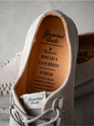 Soda Woven Suede Platform Sneakers in Gray - Detail