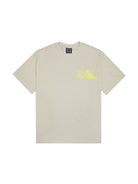 MEDM Half Sleeve Cotton Logo T Shirt in Beige