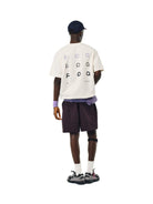 FPA Heavyweight Cotton Blend T Shirt in Beige - On Model