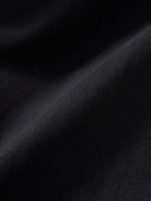 MSBEAST Cotton Blend Tapered Cropped Trousers in Black - Detail