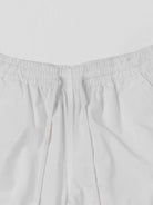 SMFK Garment Dyed Drawstring Cargo Pants in White - Detail